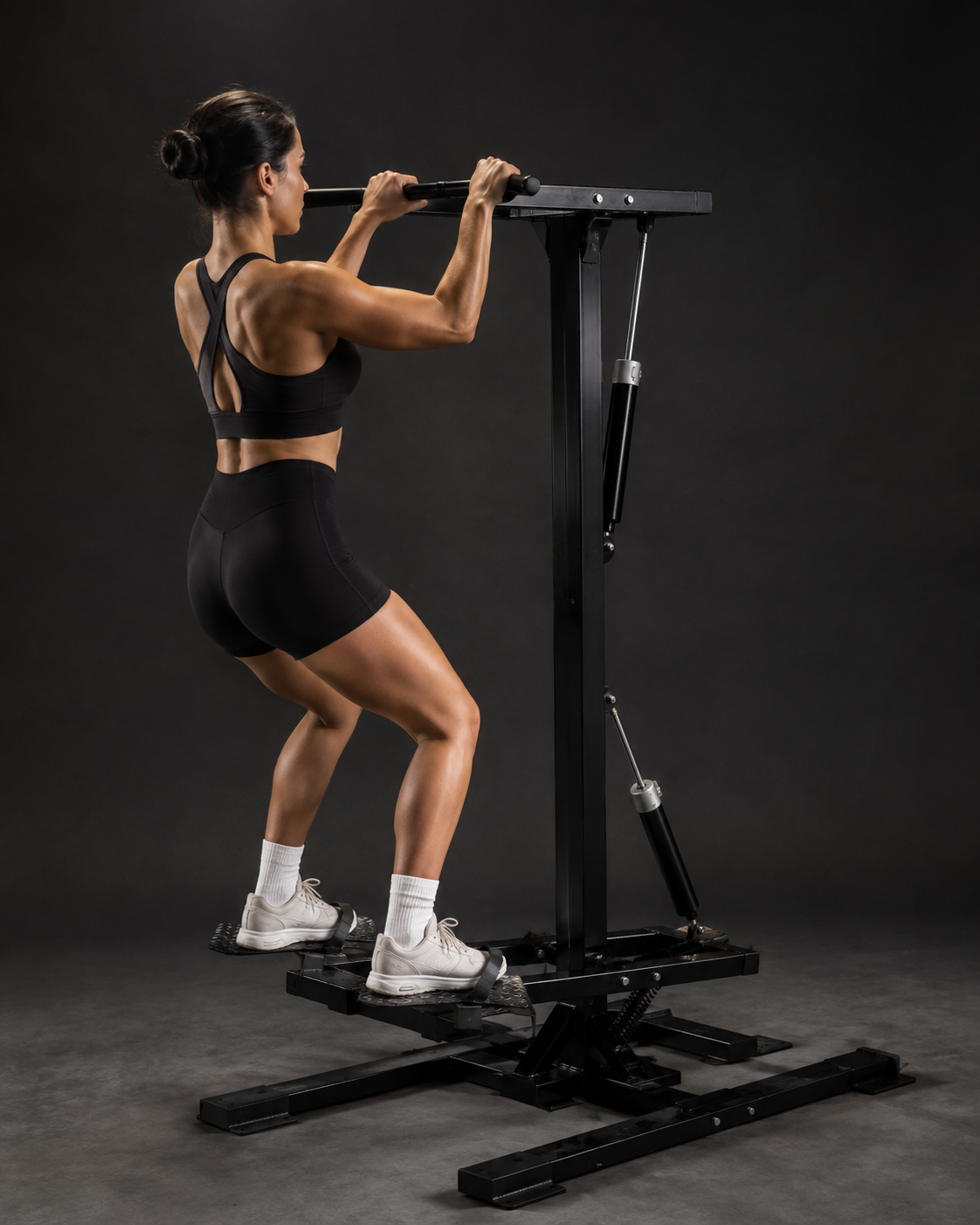 Trim Track full body fitness machine in use